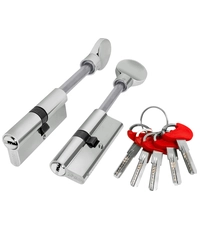 Цилиндровый механизм Fuaro (Фуаро) (D-PRO507/90) D-PRO5007Tang90(55+10+25) со штоком