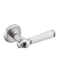 Дверная ручка из латуни Ghobestir "CLASSIC Collection" 1513 на круглом основании