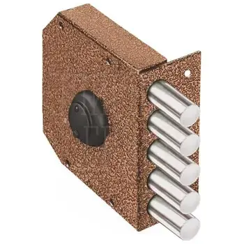 Замок Elbor (Эльбор) накладной сувальдный RеХ.3.12 никель