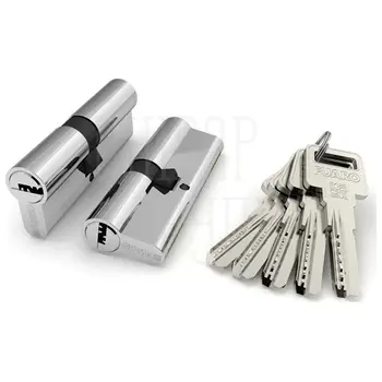 Цилиндровый механизм Fuaro (Фуаро) R600/70 mm (30+10+30) хром
