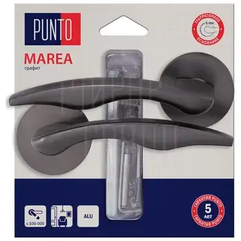 Ручка Punto (Пунто) раздельная LM/A R.RS52.MAREA/HD графит