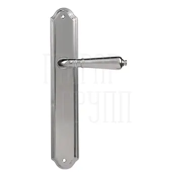 Дверная ручка на планке Melodia 130/230 'Antik' полированный хром