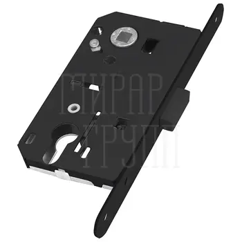 Замок Bonaiti (Бонаити) межкомнатный магнитный под цилиндр B-FORTY №69 матовый черный