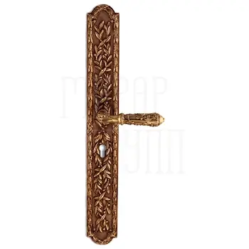 Дверная ручка на планке Salice Paolo 'Naxos' 3306 французское золото