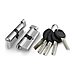 Цилиндровый механизм Punto (Пунто) (A202/120) A2002Knob 120 mm (65+10+45) с вертушкой, никель