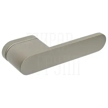 Дверная ручка Extreza Hi-Tech 'TESEO' (Тесео) 139 на розетке овальной розетке R22 матовый никель