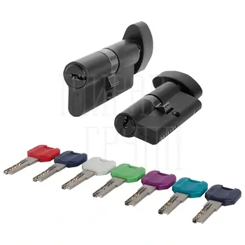 Цилиндровый Punto (Пунто) MaxPro7002Knob52mm(21+10+21) BL 7key с вертушкой
