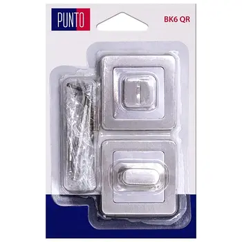 Ручка Punto (Пунто) поворотная LM/A BK6.K.QR52 матовый никель + хром