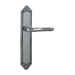 Дверная ручка на планке Mestre OA 3232, черненый хром