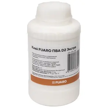 Клей Fuaro (Фуаро) ПВА D2 Экстра 1 кг. никель