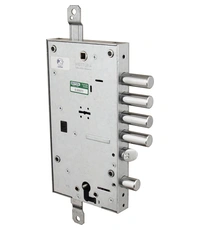 Замок Mottura (Моттура) врезной двухсистемный 54.597-D (правый) без накладок