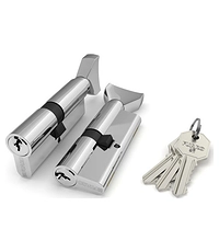 Купить Цилиндровый механизм Fuaro (Фуаро) (100 CM/80) 1000CMKnob 80 mm (35+10+35) 3Key с вертушкой по цене 776 руб. в Москве