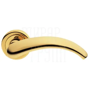 Дверные ручки на розетке Morelli Luxury 'Arch' золото