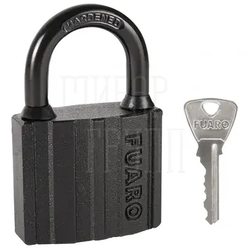 Замок Fuaro (Фуаро) навесной PL-UNI-0450 3key никель