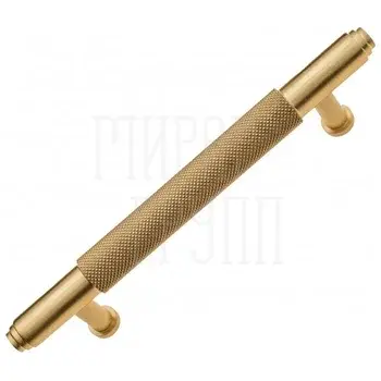 Ручка скоба современная Venezia Collezione EXA ZIG 128 мм матовое золото
