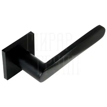 Дверная ручка на квадратной розетке ADDEN BAU 'LEDO' S-522 черный