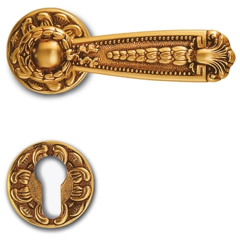Дверная ручка на розетке Salice Paolo 'Cadice' 4295 французское золото