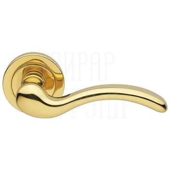 Дверные ручки на розетке Morelli Luxury 'Patricia' золото