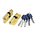 Цилиндровый механизм Punto (Пунто) (Z400/80) Z4000Key80 mm (35+10+35), латунь