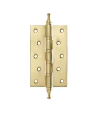 Петля универсальная латунная CROWN 126x76x3mm D12mm полированная латунь