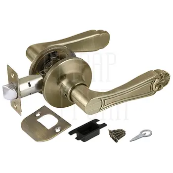 Дверная ручка-защелка Fuaro (Фуаро) DK637 (без фик.) бронза