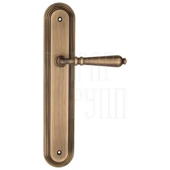 Дверная ручка Fratelli Cattini 'NAPOLI' на планке PL288 матовая бронза