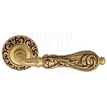 Дверная ручка на розетке Venezia 'MONTE CRISTO' D4 французское золото