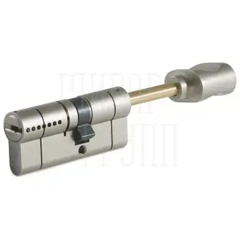 Цилиндр Rav Bariach серии Saturn ключ-шток 71 mm (35+10+26) никель