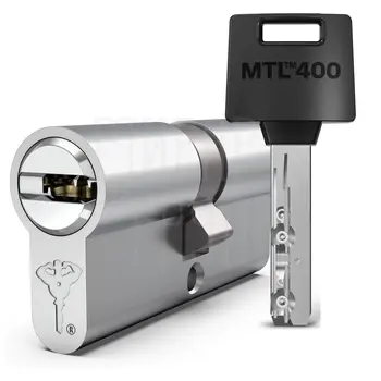 Цилиндровый механизм ключ-ключ Mul-T-Lock (Светофор) MTL400 71 mm (26+10+35) никель + флажок