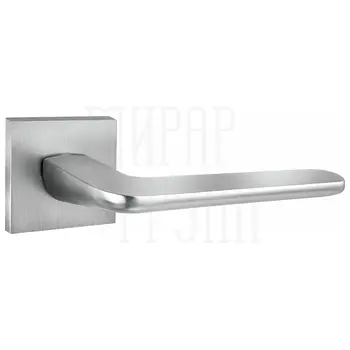Дверные ручки Puerto (Пуэрто) "Гляссе", серия SLIM INAL 555-03 (slim) на тонком квадратном основании