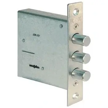 Замок Elbor (Эльбор) врезной сувальдный RеХ.1.3 3 кл. никель