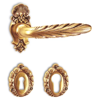 Дверная ручка на розетке Salice Paolo 'Reims' 3045 французское золото