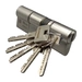Цилиндровый механизм Abus Magtec.2500 ME ключ-ключ 80 mm (35+10+35), никель