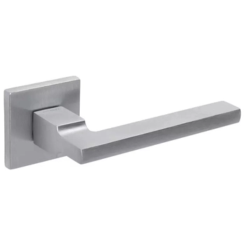 Дверная ручка Extreza Hi-Tech 'ROKSI' (Рокси) 107 на квадратной розетке R11 матовый хром