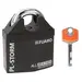 Замок Fuaro (Фуаро) навесной PL-STORM-3660 4 key (дисковый ключ), никель