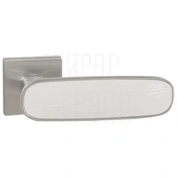 Ручка Punto (Пунто) раздельная K.EST.Q52.SHADE SSC/WH-16 сатинированный хром/белый