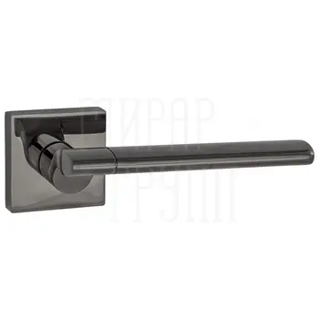 Дверные ручки Renz (Ренц) 'Марчелло' INDH 57-03 на квадратной розетке черный никель