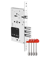 Купить Замок врезной Fuaro (Фуаро) сувальдный с защёлкой V25/S-60.85.3R16 4 кл. по цене 1`470 руб. в Москве