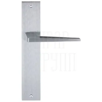 Дверная ручка Extreza Hi-Tech 'ALIOT' 129 на планке PL11 матовая бронза (CYL)