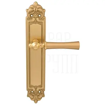 Дверная ручка на планке Melodia 283/229 'Carlo' полированная латунь