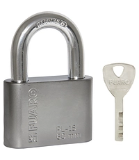Купить Замок навесной Fuaro (Фуаро) PL-15-60 Nickel диск. 4 кл. БЛИСТЕР по цене 337 руб. в Москве