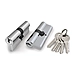 Цилиндровый механизм Fuaro (Фуаро) (100 ZA/80) 1000ZAKey80 mm (30+10+40), хром
