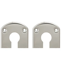 Накладки Guardian (Гардиан) под цилиндр хром ГХ 31 /пара/ объемная /123:479/