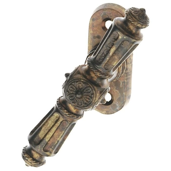 Т-образная ручка оконная Pasini 'Patrizio' 2833 античная латунь