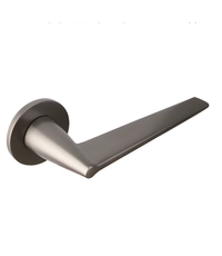 Дверная ручка из латуни Ghobestir "CITY Collection" М039 на тонком круглом основании