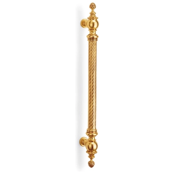 Дверная ручка-скоба SALICE PAOLO 'Bombay' 3036 (685/500 mm) золото 24к