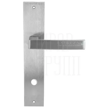 Дверная ручка Extreza Hi-Tech 'ENZO' (Энзо) 117 на планке PL11 матовый хром (WC)