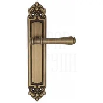 Дверная ручка Venezia 'CALLISTO' на планке PL96 матовая бронза