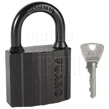 Замок Fuaro (Фуаро) навесной PL-UNI-0463 3key никель