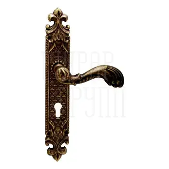 Дверная ручка на планке Class 'Narooma' 1080 бронза ретро (cyl)